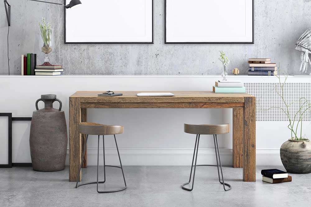Rustic Office Room Shot