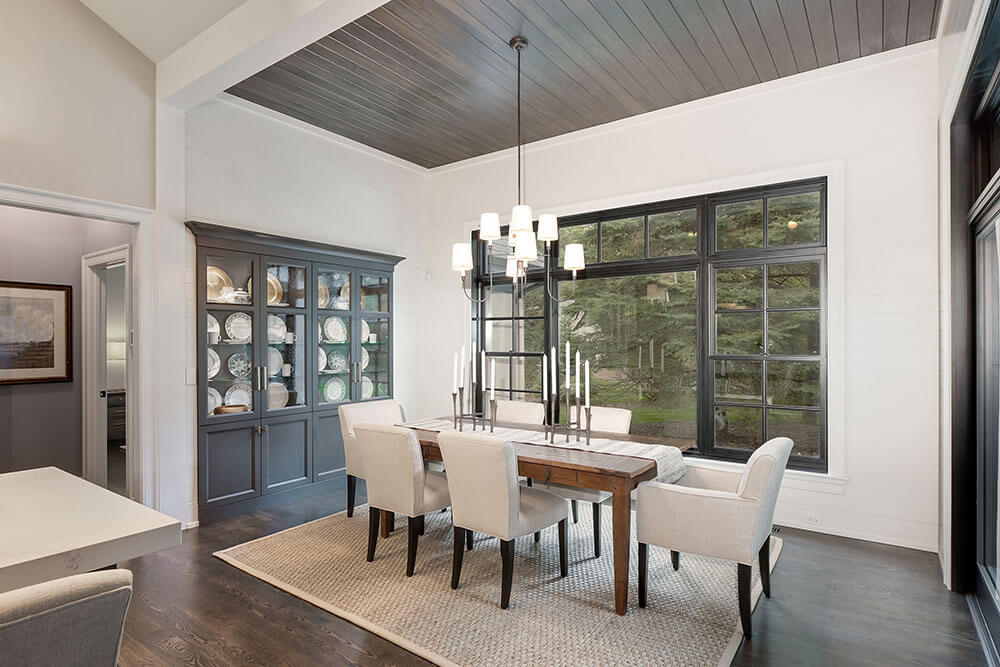 Transitional Dining Room Look 5