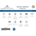 Sleep to Live 10000 Eurotop Green Red Mattress - Image 2