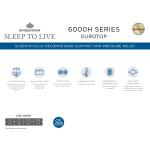 Sleep to Live 6000H Eurotop Blue Red Mattress - Image 2