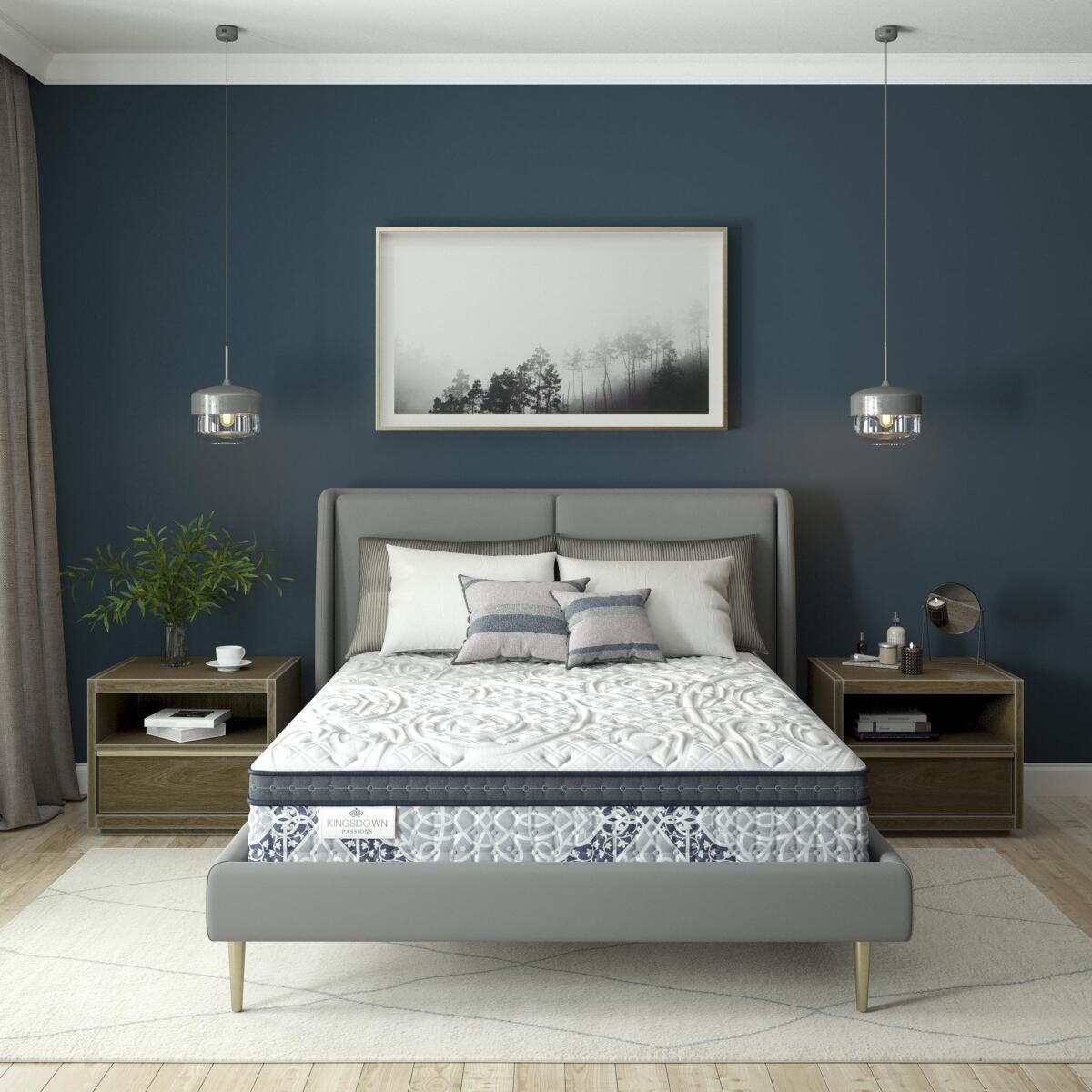 Passions Engleson Firm Hybrid Euro Pillowtop Mattress Red Passions Engleson Firm Hybrid Euro Pillowtop Mattress Red - Image 1