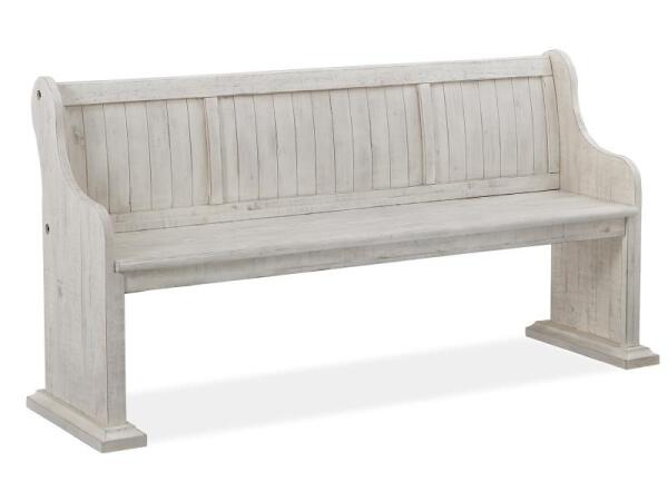 Bronwyn Bench w/Back Chairs & Benches Magnussen Home
