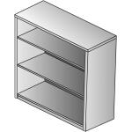 Napa 3-Shelf Bookcase 35.5"X14"X42"