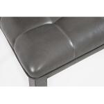 Manchester Upholstered Dining Chair Grey Finish - Image 3