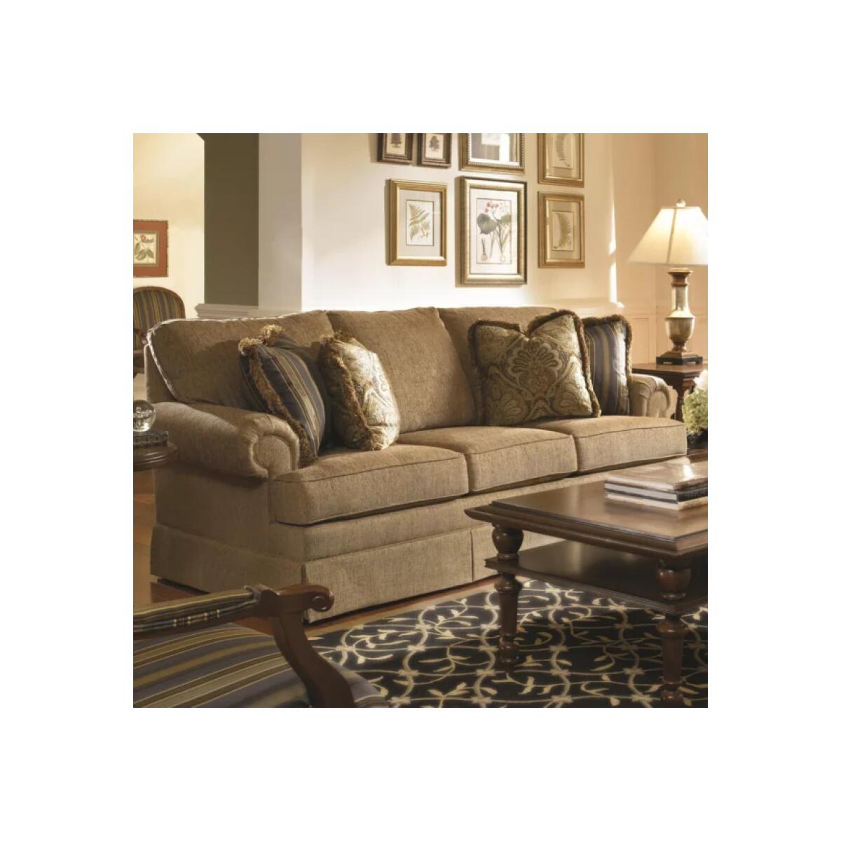 Casual Small Sofa with Skirt 965-83T Casual Small Sofa with Skirt 965-83T - Image 1