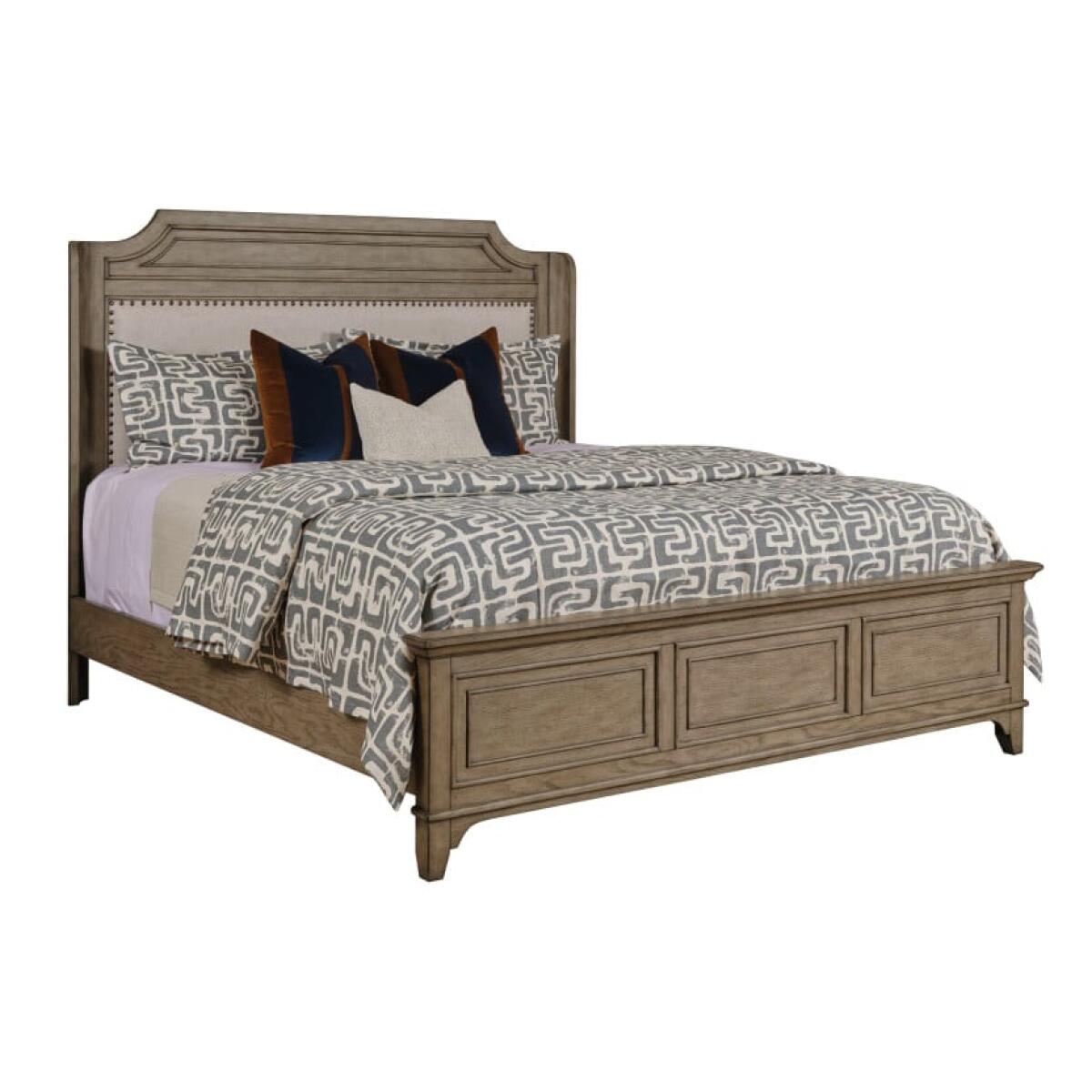 Carmine Engels Cal King Upholstered Bed – Complete Carmine Engels Cal King Upholstered Bed - Complete - Image 1
