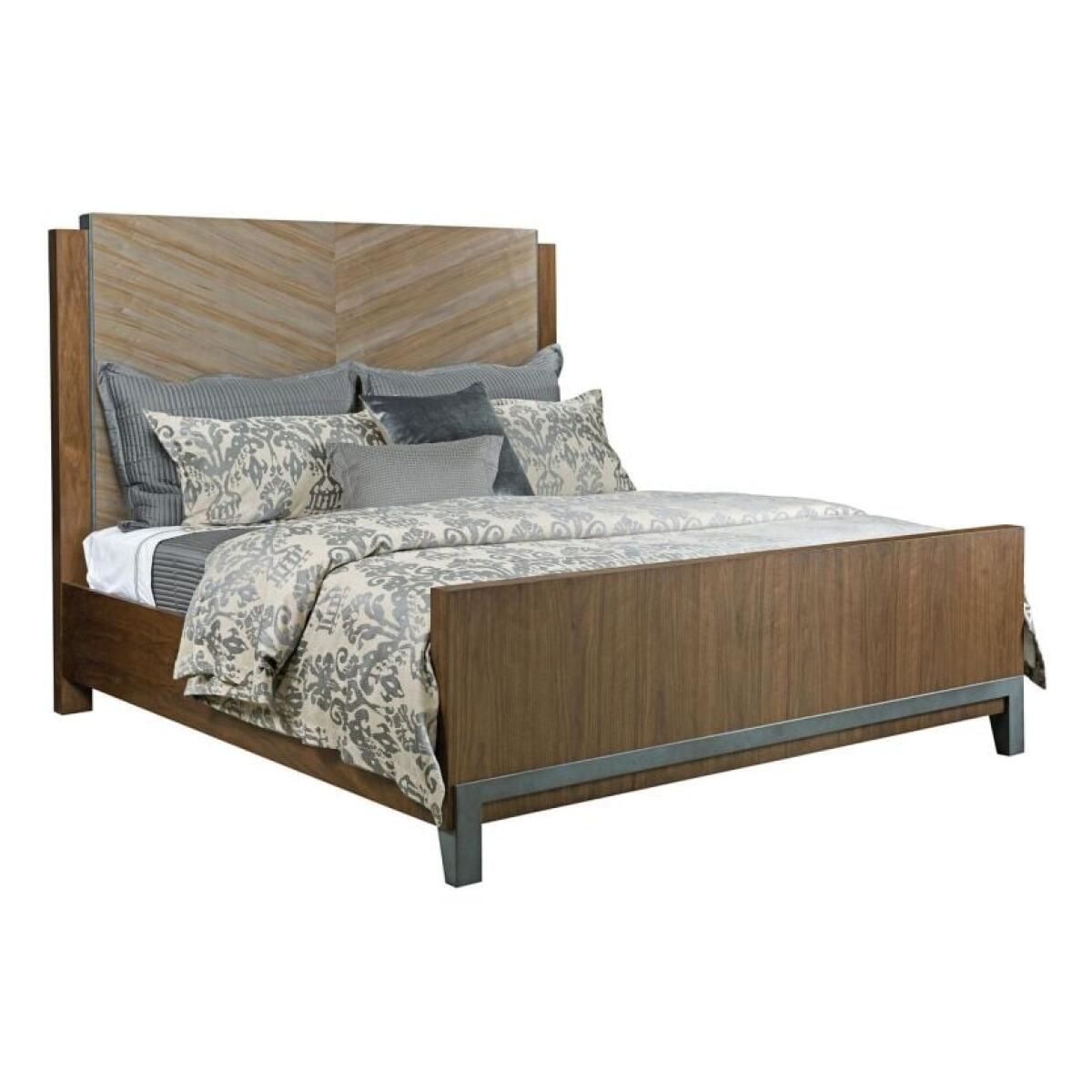 Chevron Maple King Bed Package Chevron Maple Queen Bed Package - Image 1
