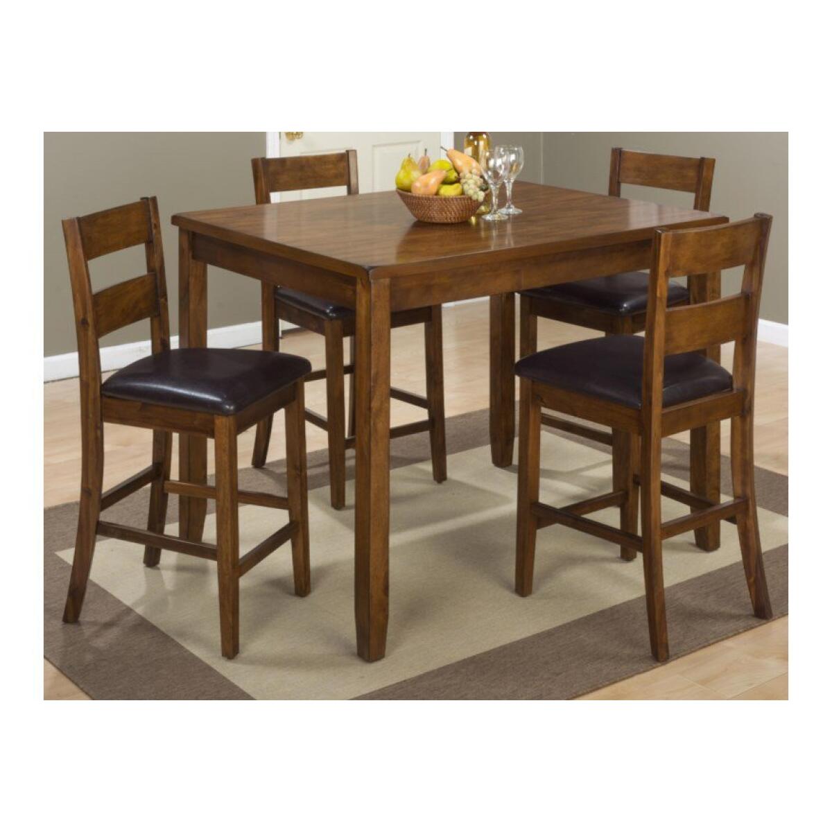 Plantation Counter Height Table And 4 Stools Plantation Counter Height Table And 4 Stools - Image 1