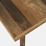Reclamation Salvaged Wood Counter Table - Image 4