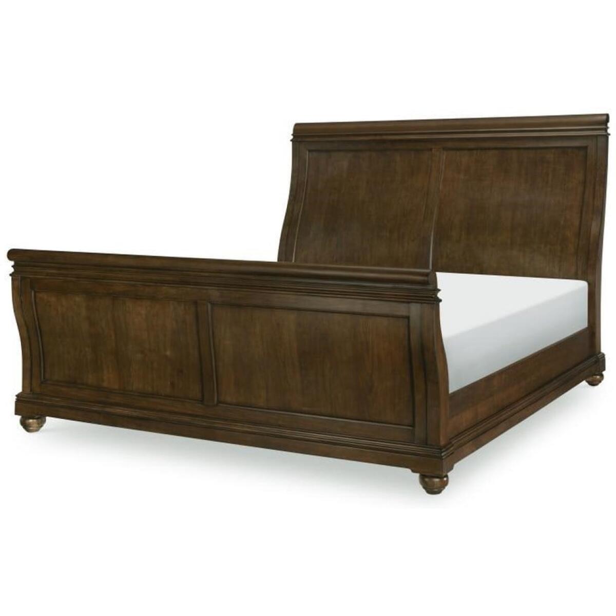 Traditional Queen Sleigh Bed Traditional Queen Sleigh Bed - Image 1