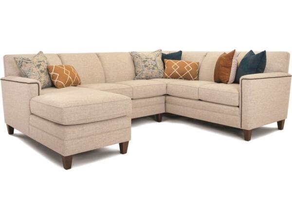 3000 Series Customizable 3-Piece Chaise Sectional Sectionals Customizable