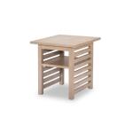 Edgewater Soft Sand Square End Table