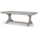 Belhaven Modern Farmhouse Trestle Table With Leaves