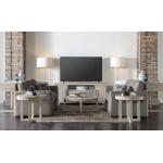 Westwood Weathered Oak Round Lamp Table - Image 2