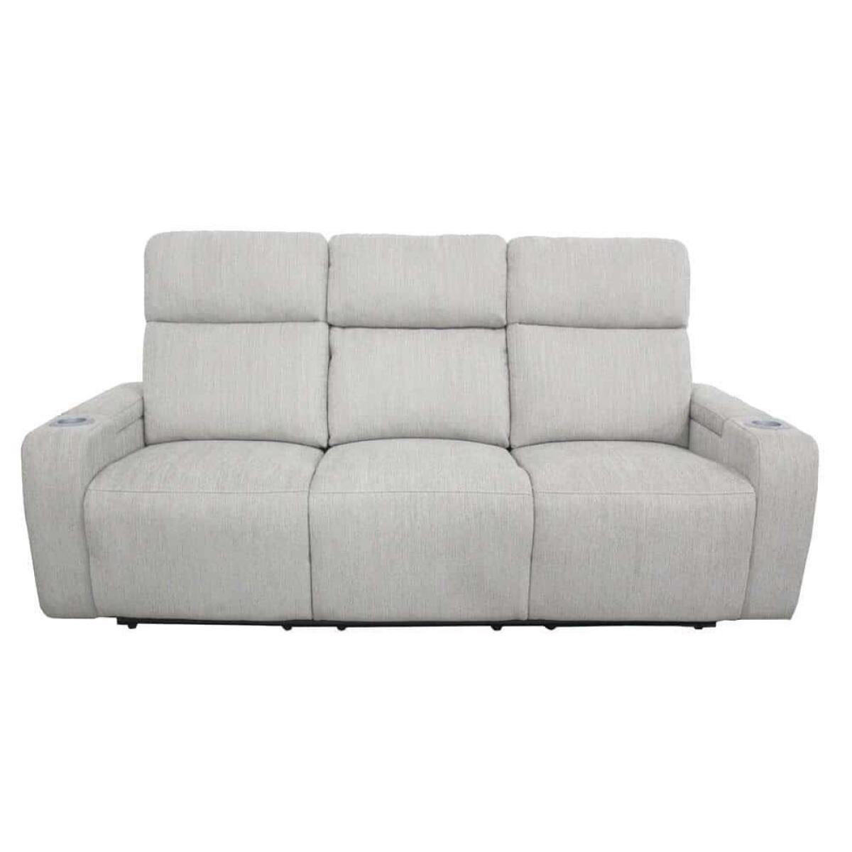 Bisque Power Drop Down Console Sofa Bisque Power Drop Down Console Sofa - Image 1