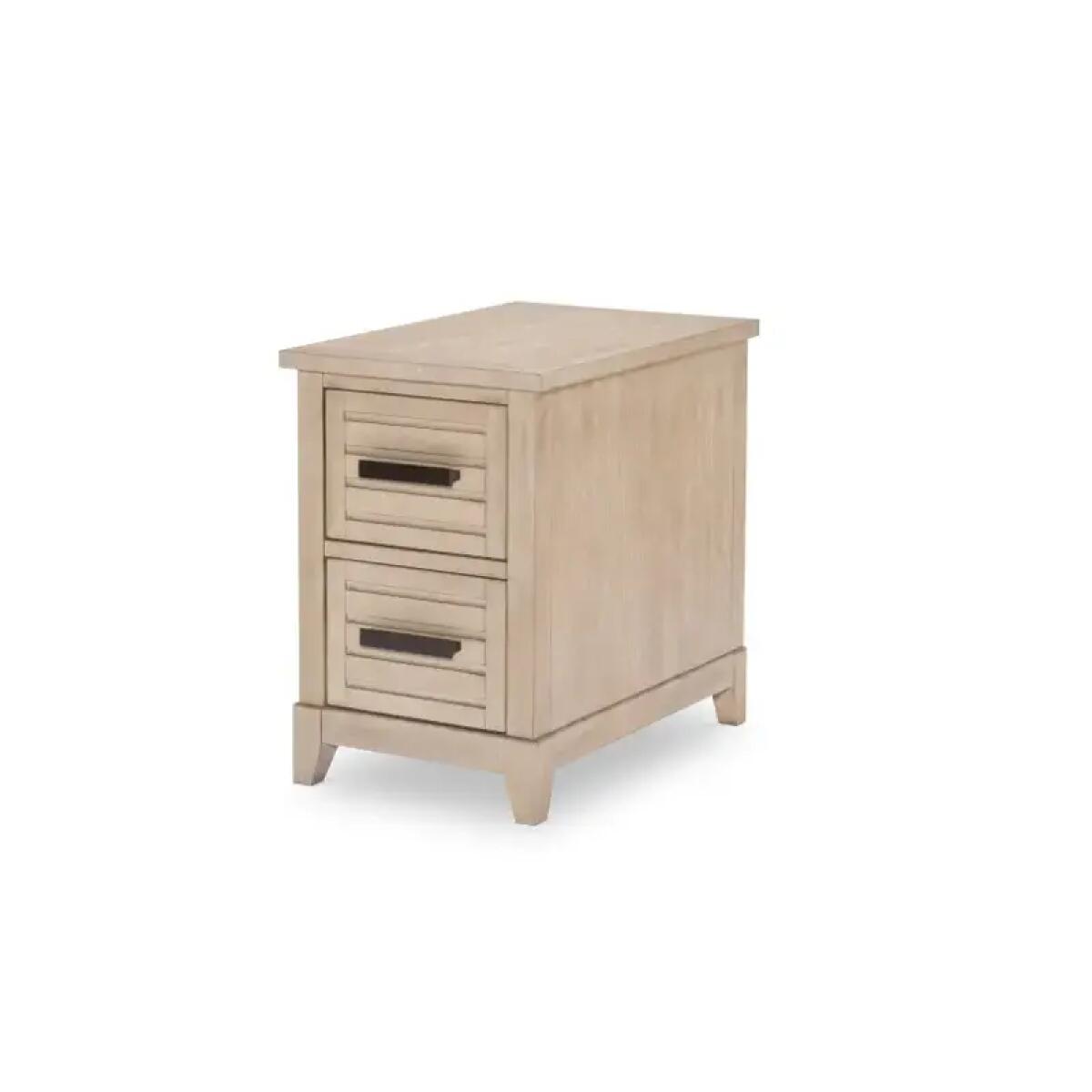 Edgewater Soft Sand Chairside Table Edgewater Soft Sand Chairside Table - Image 1