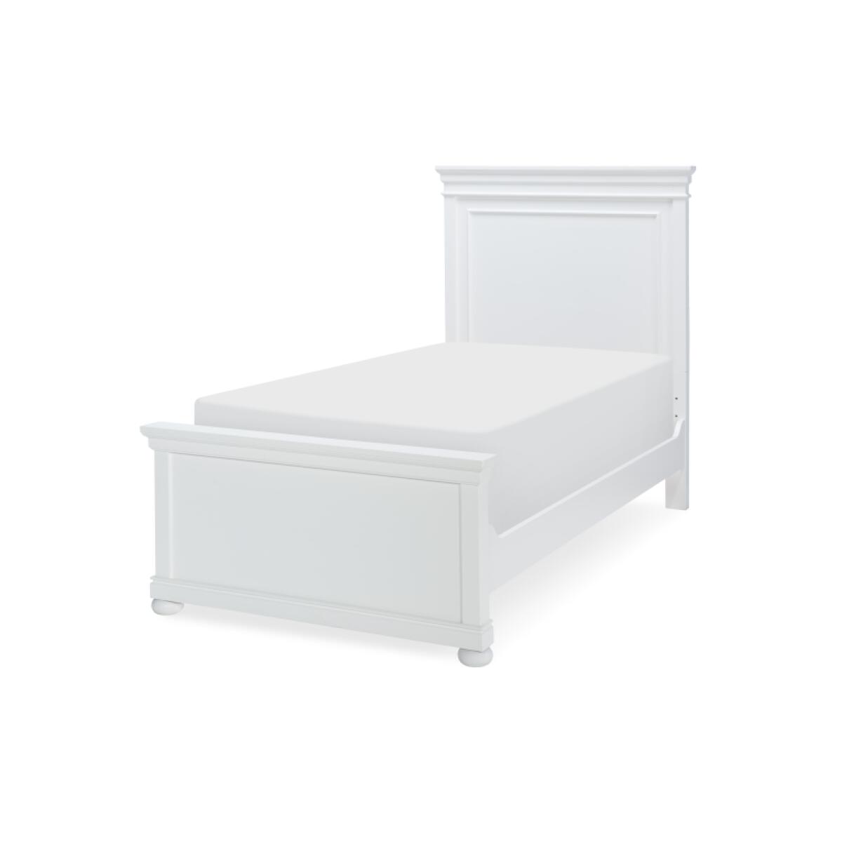 Canterbury Twin Pannel Bed in White Canterbury Twin Pannel Bed in White - Image 1