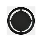 Urban Icon Round Castered Cocktail Table Black - Image 3