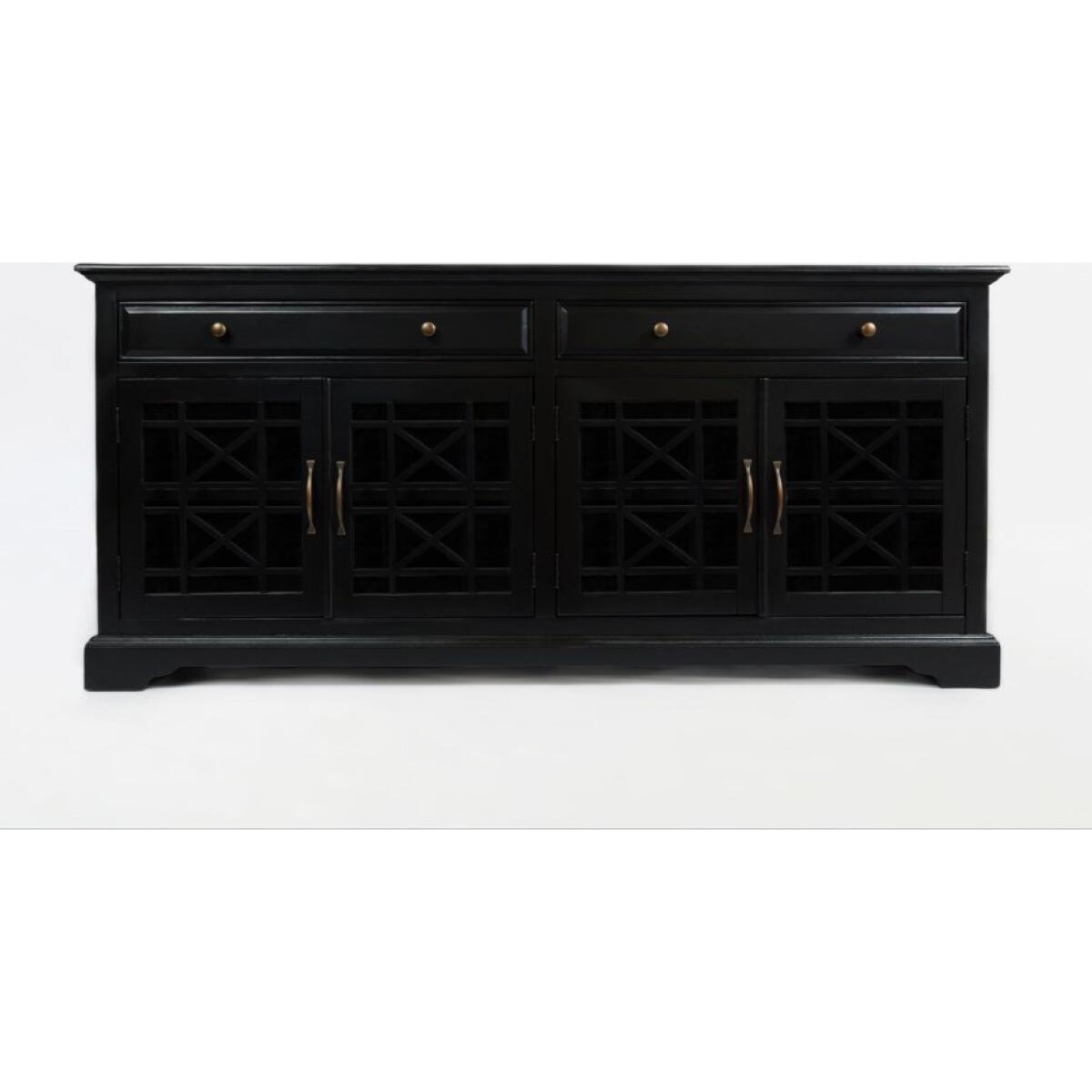 Craftsman 70″ Black Media Unit Craftsman 70" Black Media Unit - Image 1
