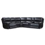 Empire - Verona Blackberry Power 6 Piece Reclining Sectional - Image 2
