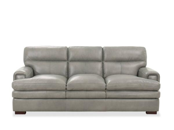 Jake Sofa w/ Nickel Nail Head Trim