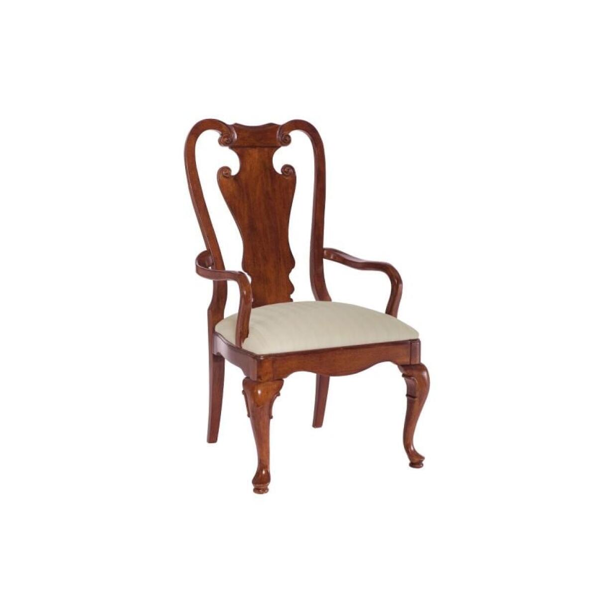 Cherry Grove Splat Back Arm Chair-kd Cherry Grove Splat Back Arm Chair-kd - Image 1