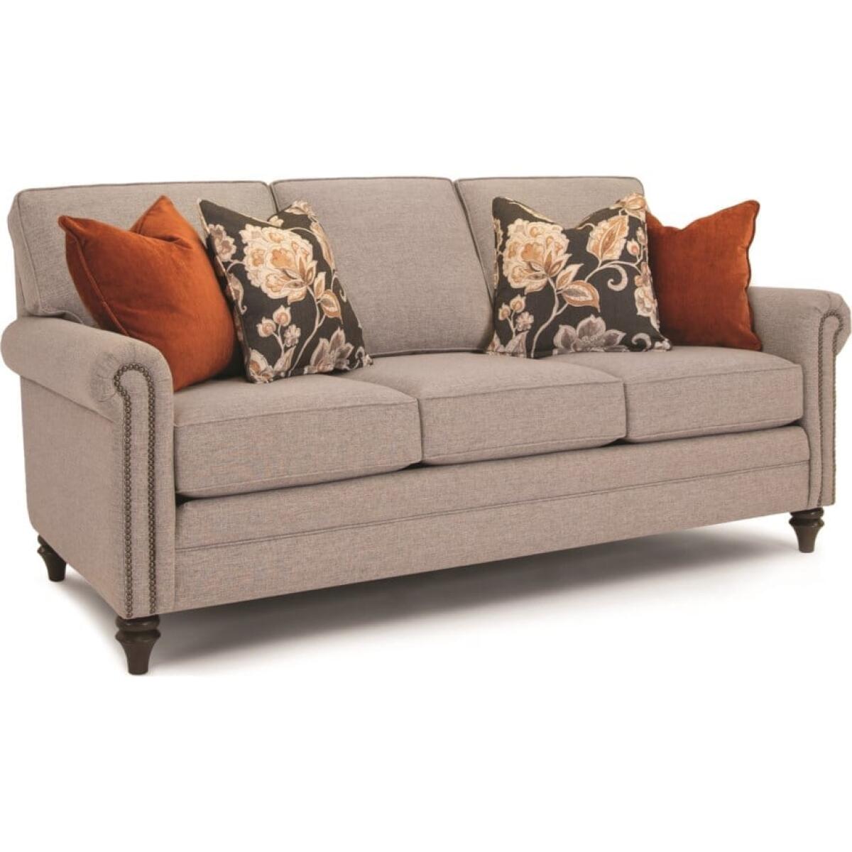 3211-30 Sofa With Panel Arm 3211-30 Sofa With Panel Arm - Image 1