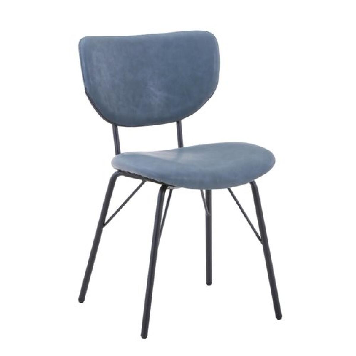 Owen Upholstered Chair- Blue Owen Upholstered Chair- Blue - Image 1