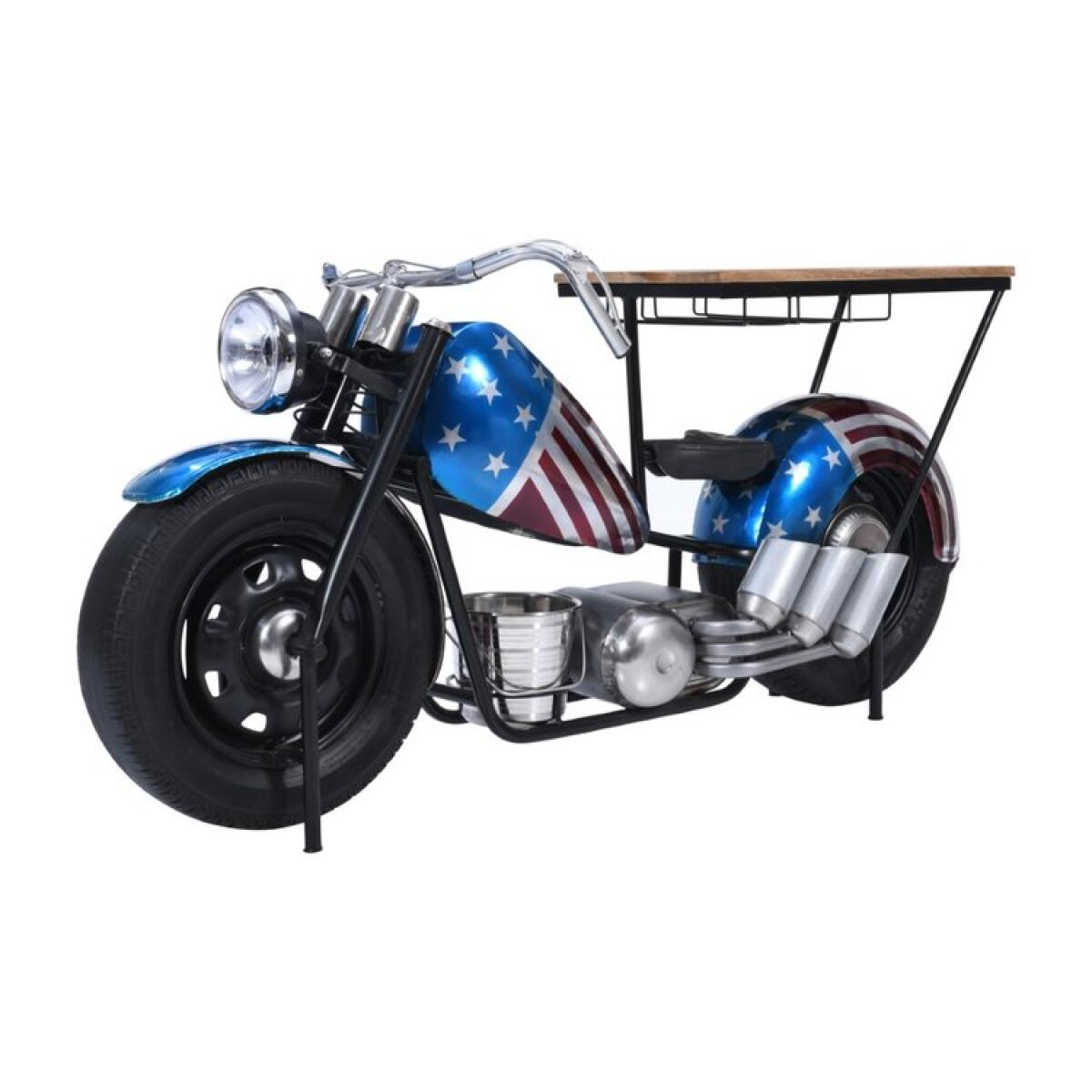 Red, White & Blue Motorcycle Bar Red, White & Blue Motorcycle Bar - Image 1