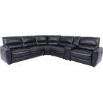 Samson Banner Navy Power 6 Piece Reclining Sectional