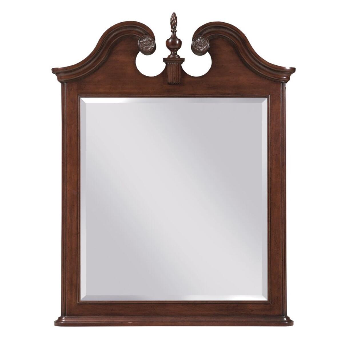 Hadleigh Vertical Pediment Mirror Hadleigh Vertical Pediment Mirror - Image 1