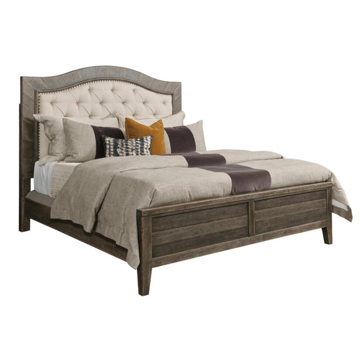 Emporium Ingram Uph Cal King Bed Complete Emporium Ingram Uph Cal King Bed Complete - Image 1