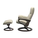 Stressless® Consul (M) Signature Base Recliner with Ottoman - Image 2