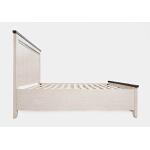 Madison County Queen Panel Bed Vintage White Finish - Image 3