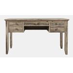Rustic Shores - Grey Wash Power Desk With 5 Drawers