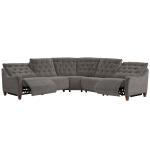 Chelsea Willow Brown Power 5 Piece Reclining Sectional - Image 2