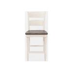 Madison County Counter Stool Vintage White Finish