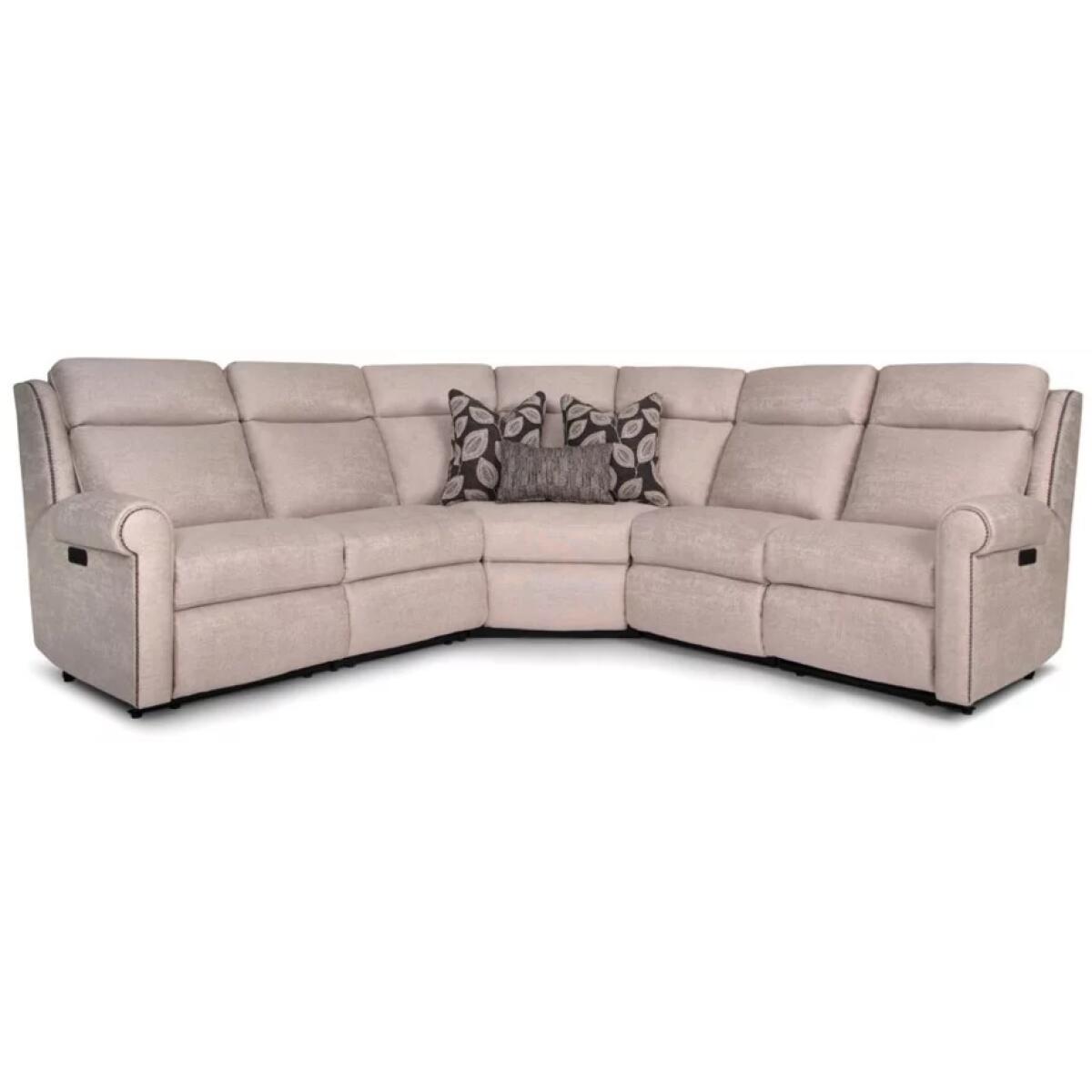 Power Reclining Sectional With Power Headrests Power Reclining Sectional With Power Headrests - Image 1