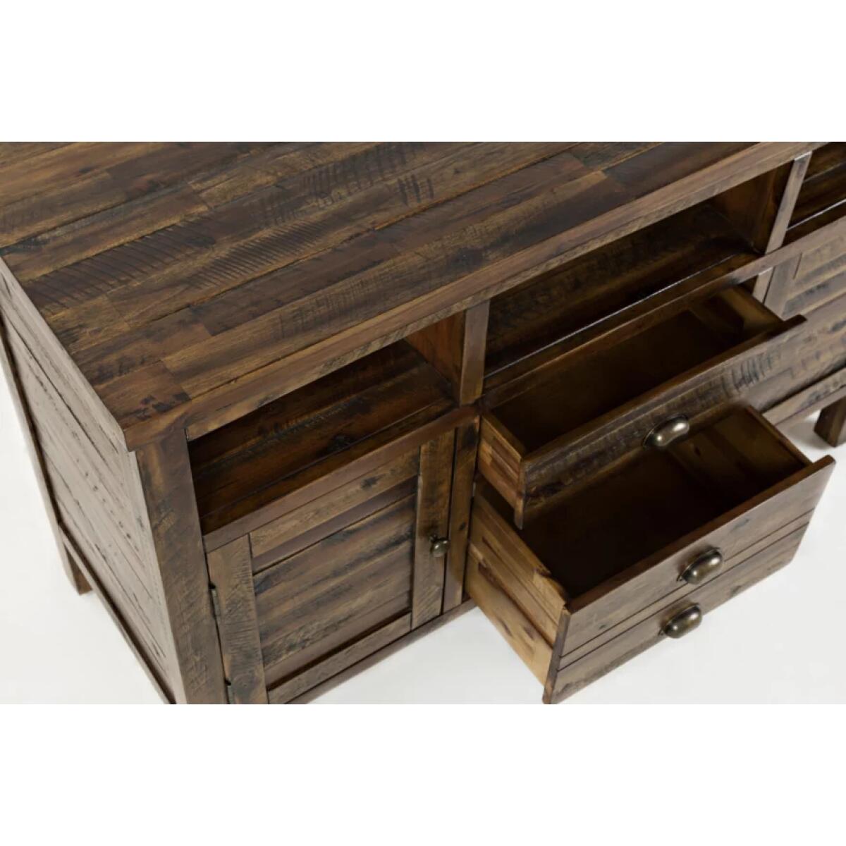 Artisan’s Craft 50″ Media Console Dakota Oak Entertainment Stands Jofran