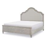 Queen Upholstered Panel Bed