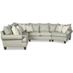 Paul Deen P781650 5-Seat Sectional Sofa W/ Raf Cuddler - Image 2