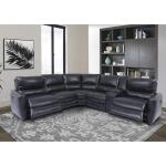 Samson Banner Navy Power 6 Piece Reclining Sectional - Image 3