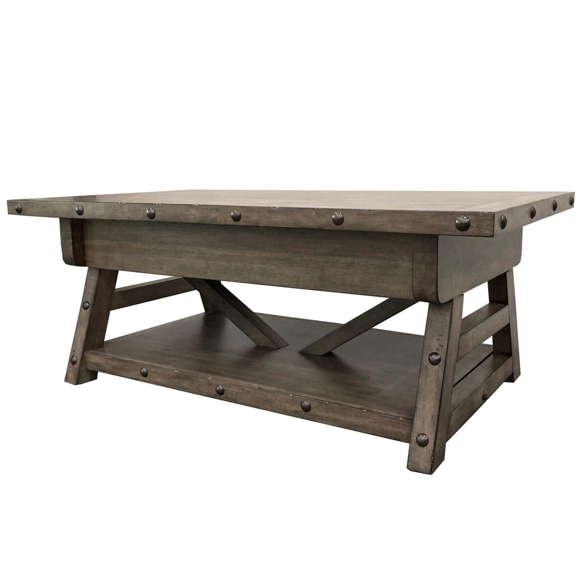 Lodge Rectangular Lift Top Cocktail Table Lodge Rectangular Lift Top Cocktail Table - Image 1