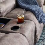 Joel Reclining Loveseat w/ Console - Image 2