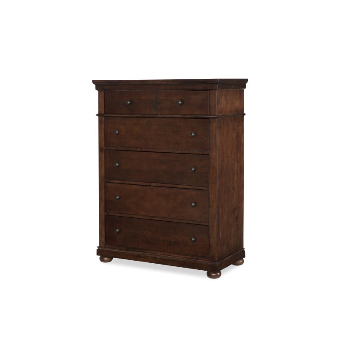 Canterbury 5 Drawer Chest Cherry Finish Canterbury 5 Drawer Chest Cherry Finish - Image 1