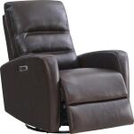 Ringo-Florence Leather Power Swivel Glider Recliner - Image 3