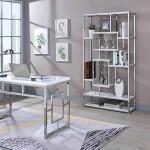 Alize White Bookshelf - Image 4