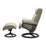 Stressless® Magic (L) Signature Base Recliner with Ottoman - Image 2