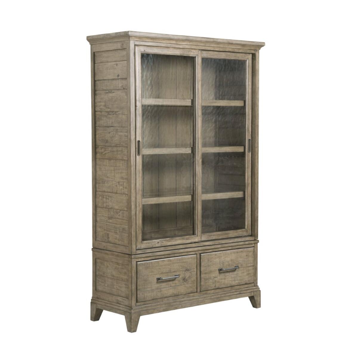 Plank Road Darby Display Cabinet with Deck and Base Plank Road Darby Display Cabinet with Deck and Base - Image 1