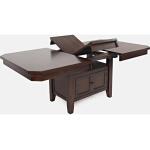 Manchester High/Low Rectangle Dining Table Warm Dark Finish - Image 2
